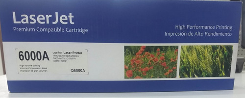 Imagen 1 de 3 de Toner Hp Generico 6000a Negro Q6000a Series 2600