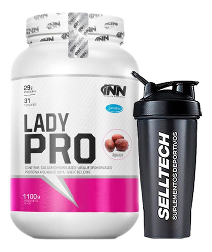 Proteína Inn Lady Pro 1.1 Kg Chocolate + Shaker