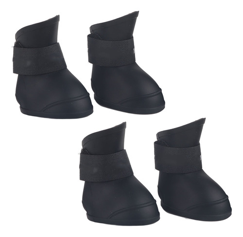 4 Unidades De Botas Impermeables De Silicona Para Perros, Bo