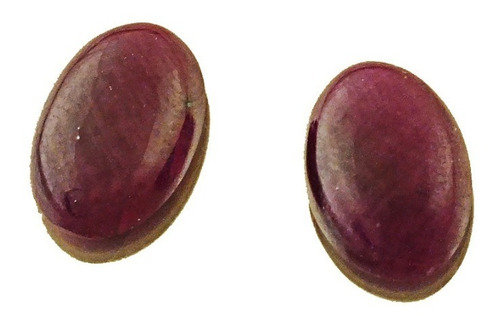 Par Rubi Natural Pedra Preciosa Confecção Joia Brinco J18631