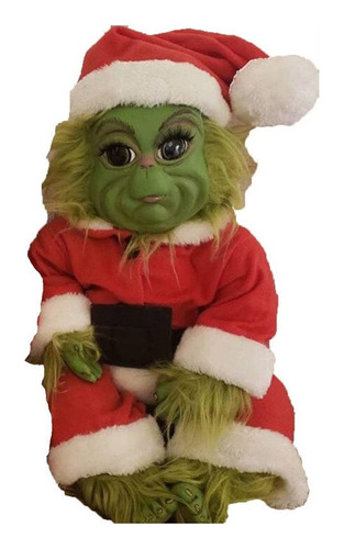 Decoraciones navideñas de Grinch Doll, juguetes de peluche Grinch