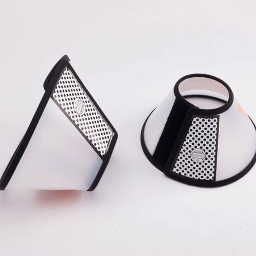 Collar Isabelino Cono Para Perros O Gatos Recuperación Color Blanco Único Tamaño Del Collar No. 6 Chico - Raza Pequeña