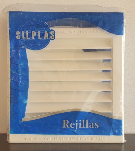 Rejilla Ventilación Para Gas Tipo Persiana 25cm X 25cm