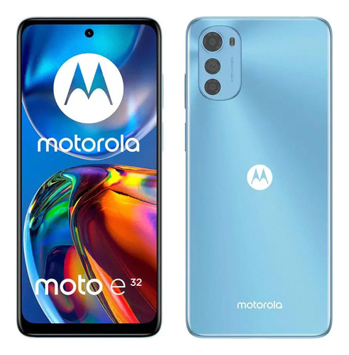 Usado: Motorola E32 64 Gb Azul - Bom (Recondicionado)