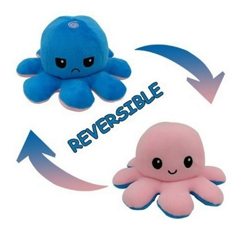 Peluche Pulpo Reversible