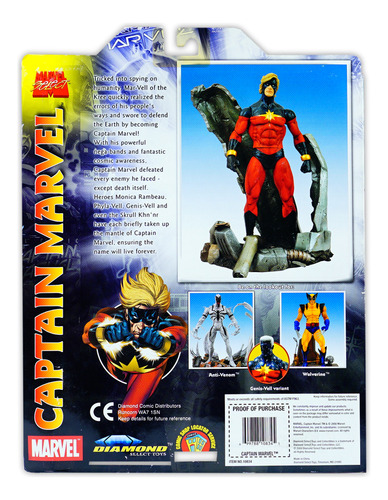 Marvel Select Collector Captain Marvel Genis Vell Var Msi