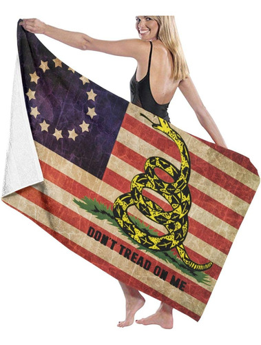 Bandera De Betsy Ross Dont Tread Patriot On Me Toalla De Pla