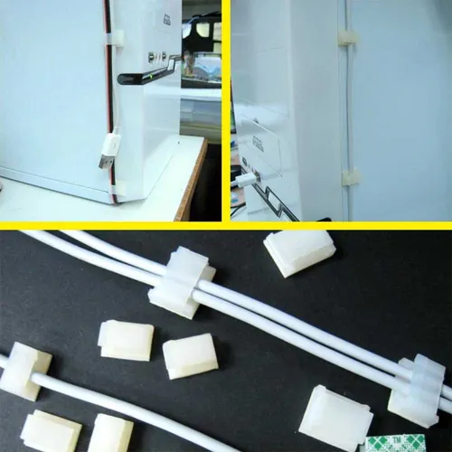 Clips De Cable Ethernet Adhesivo, Soporte De Clips De Alambr