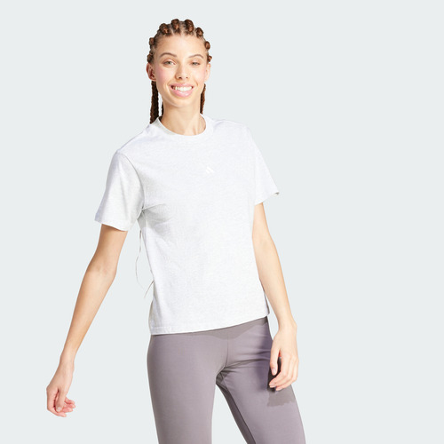 Polera adidas Casual Essentials Mujer Gris Jc5945