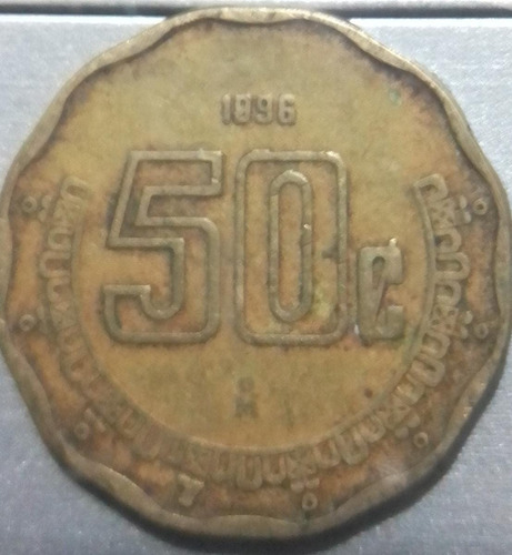 Moneda 50 Centavos 1896