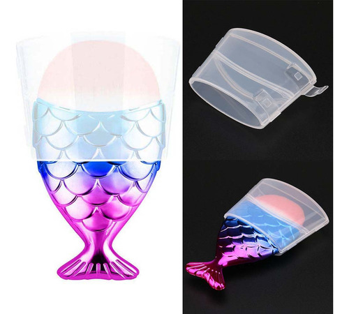 Funda Protectora Para Brochas De Maquillaje Con Forma De Col