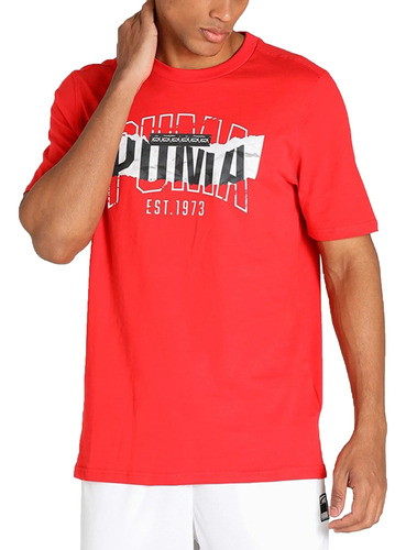 Polera Puma 4th Basketball Roja