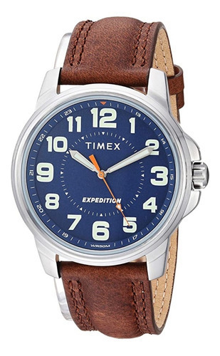 Reloj Hombre Timex Tw4b16000 Expedition Field Reloj Con Corr Color de la correa Caqui Color del bisel Gris Color del fondo Azul marino