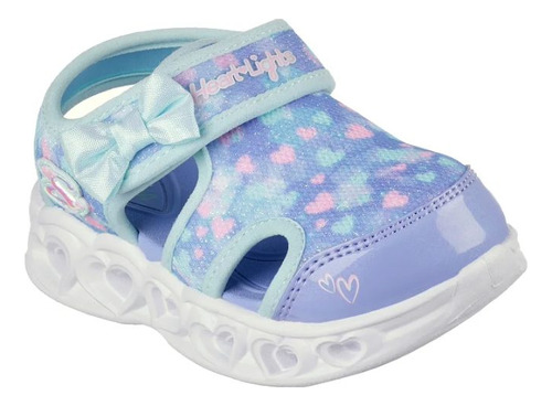 Sandalias Skechers Heart Lights (luces) 303250n-aqmt