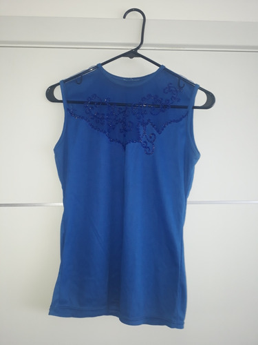 Musculosa De Dama Con Transparencia Talle L