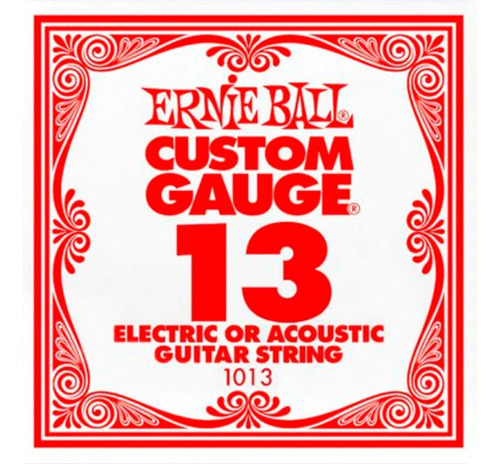 Cuerda Suelta 013 Ernie Ball 1013 Para Guitarra Electrica