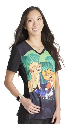 Top Clínico De Mujer Con Estampados Disney De Cherokee 