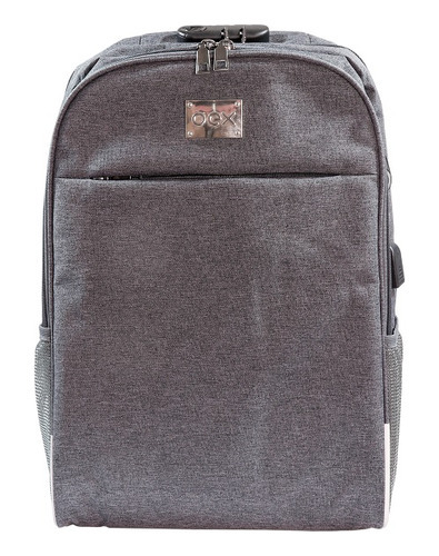 Mochila Para Notebook Ate 15.6 Safety Cinza Oex Bk108