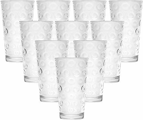 Circleware Circles Enorme Juego De 10 Vasos De Copa High Hea