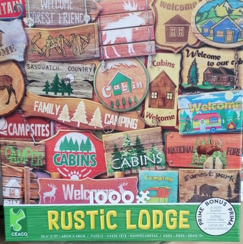 Ceaco Rustic Lodge Puzzle 1000 Piezas Asst