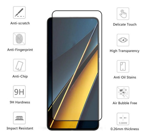 Lámina De Vidrio Pantalla Para Xiaomi Poco X6 Pro 5g