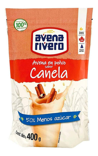 Avena En Polvo Rivero Canela 400g