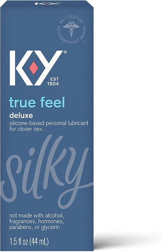 Lubricante K-y True Feel Premium, Base Silicona De 44 Ml