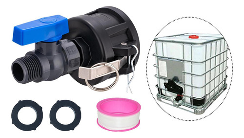 . Accesorios De Tote Ibc Adaptador De Tanque Ibc 1/2 X 3/4