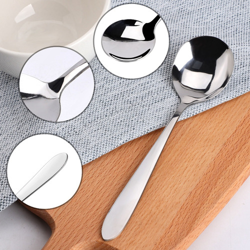 Cucharas De Té Cucharilla Café Metal Plata 4 En 1 Kit