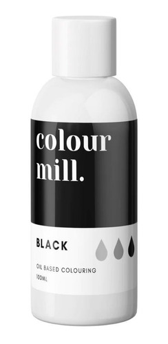 Colorante Colour Mill 100ml Liposoluble - Black / Negro