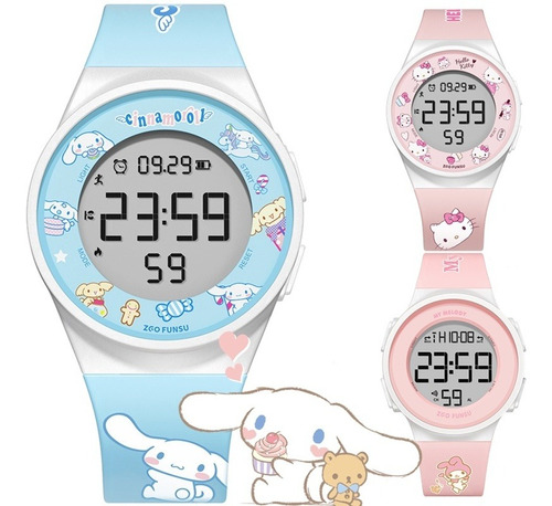 Reloj Inteligente Sanrio My Melody Cinnamoroll Para Mujer