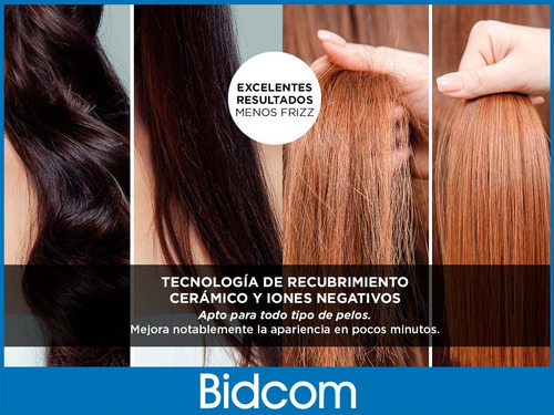 Planchita De Pelo Ceramica Gadnic Indicador Temperatura 30w