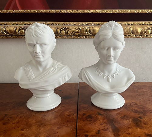 Oferta Par De Bustos De Napoleón I Bonaparte Y Josefina