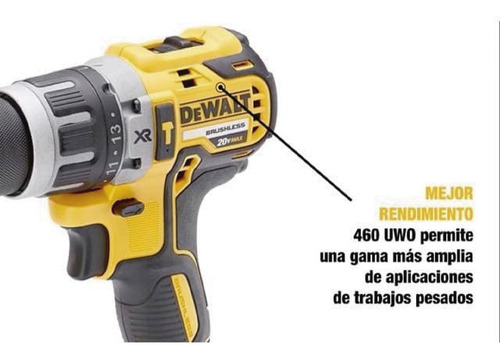 Imagen 9 de 10 de Taladro Atornillador Percutor Dewalt 20v Dcd796D2 + 2 baterias + Cargador + Maletin Transportable