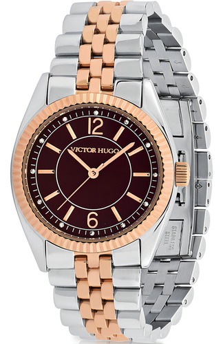 Relógio Victor Hugo Luxo Feminino - Vh10156lssr/12m