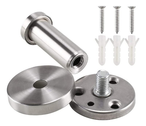 6 Ganchos Pared Acero Inoxidable Para Colgar Ropa Y Toallas