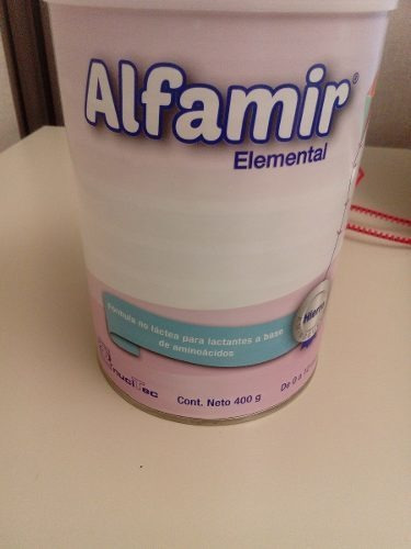 Leche de fórmula en polvo Nucitec Alfamir Elemental en lata de 1 de 400g - 0 meses a 1 años