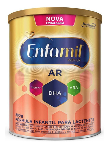 Fórmula Infantil Enfamil A.r. Premium - Lata 800g Sabor Sem sabor