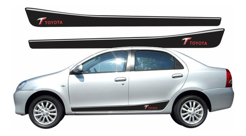 Adesivo Faixa Lateral Toyota Etios Imp13
