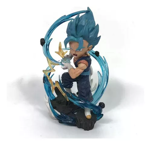 Boneco PVC Goku e Vegeta (fusão sayajin 4)