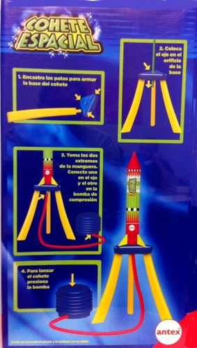 Cohete Espacial De Juguete Antex Listo Para Volar