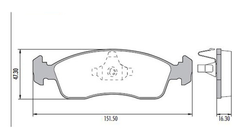 Pastillas De Freno Para Citroen C3 0 1.5i 8v 12/18 Frasle