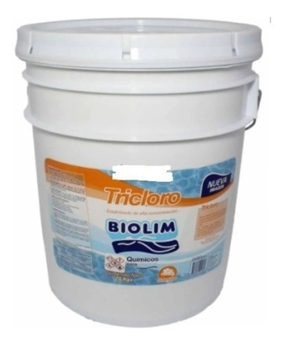 Biolim Tricloro Tableta 3 Pulgadas Para Alberca 25 Kg 