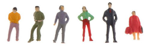 Figuras De Modelo De Ferrocarril Modelo De Mesa De 4 Piezas