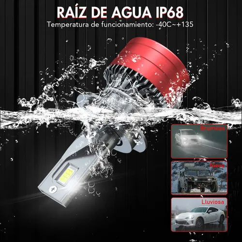 Kit Focos Led Bombilla H7 Luz De Cruce Para Renault 14000lm