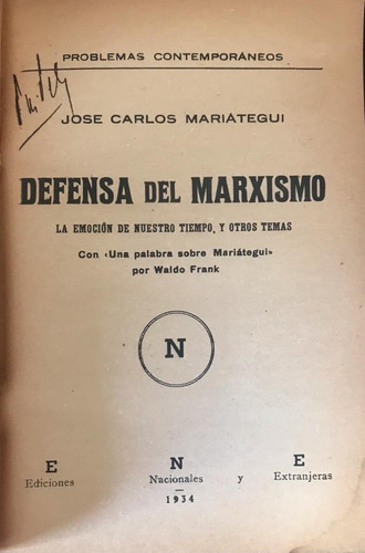 Mariategui Defensa Marxismo 1934
