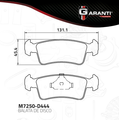 Balata De Disco Del. Garanti Para Suzuki Samurai 1985-1993