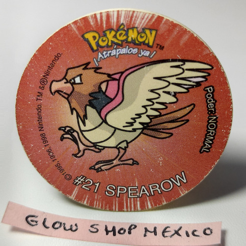 Tazo Pokemon 1 - Spearow #21 Sabritas #01