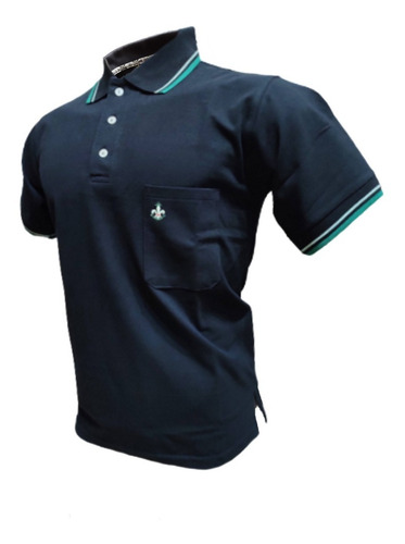 Imagen 2 de 3 de Remera Tipo Chomba Hombre Con Bolsillo Linea Náutica