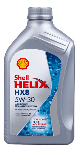 1 Litro De Óleo De Motor Lubrificante Shell Helix Hx8 5w-30